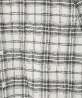 AMERICAN HOLIC ビエラ起毛チェックシャツ Ivory