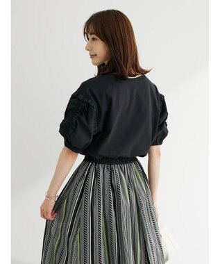 Green Parks ・ＥＬＥＮＣＡＲＥ　ＤＵＥ　ラッフルパフＴＥＥ Black