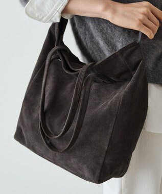 russet スエード2WAYトートバッグ(CE-1577) Gray