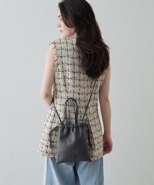 IACUCCI ≪予約≫グラーノ 2WAYTOTE CERVO チャコールグレー
