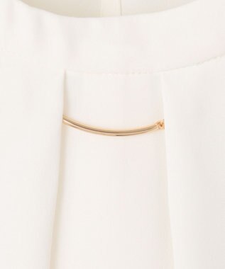 ANY L 【洗濯機可/2WAY】ボウタイブラウス オフ