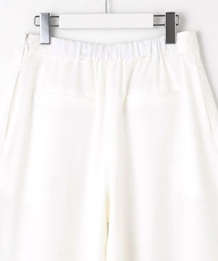 J.PRESS LADIES 【WEB限定カラーあり・洗える】トリコットジャージー フレアーパンツ ホワイト系