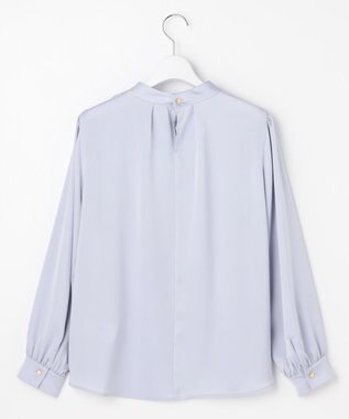 ANY SIS 【4WAY】長袖 ボウブラウス ライトブルー