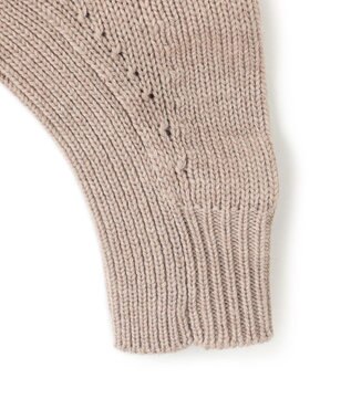 BEIGE， 【洗える】LEADER / フェイクレザーポケットクルーネックトップス Taupe