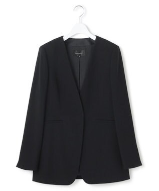 23区 【APPLAUDIR】クリアジョーゼット ジャケット ブラック系