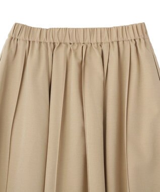 Green Parks ＳＥＴ２点スキッパーブラウス＋プリーツスカート Beige