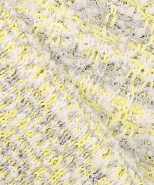 自由区 【Precious 5月号掲載】【カトリエムブーケ】Couleur tweed ツイードジレ チャコール系