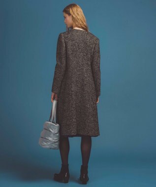 TOCCA 【消臭】SNOWBERRY POCKET TWEED コート ブラック系5