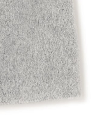 BEIGE， COURBE / アルパカ混ミニ丈スカート L Gray