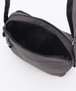 LA BAGAGERIE 【MONICA】フロントポケットショルダーバッグ ダークグレー