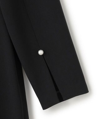 BEIGE， 【洗える】KALMIA / クルーネックIラインロングドレス Black