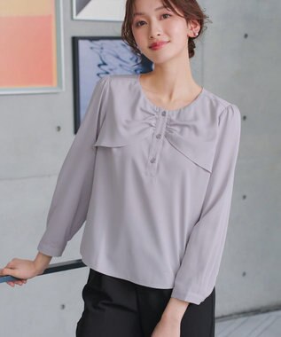Tiaclasse リボン風ブラウス