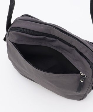 LA BAGAGERIE 【MONICA】フロントポケットショルダーバッグ ダークグレー