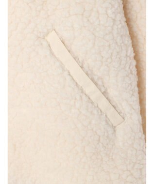 Green Parks ・Ｄｏｕｂｌｅ　Ｆｌａｇｓ　　ボアブルゾン Ivory