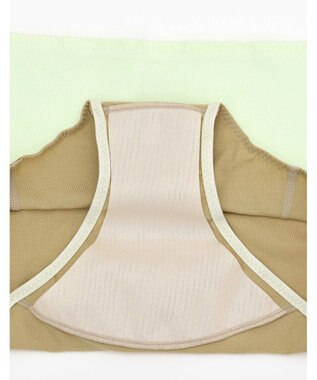 une nana cool 綿ベア天竺 カラーブロッキング サニタリーショーツ BS