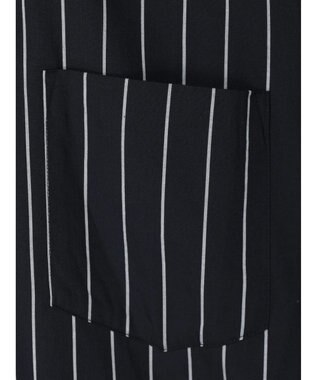 CRAFT STANDARD BOUTIQUE バンドカラーシャツ Stripe Navy