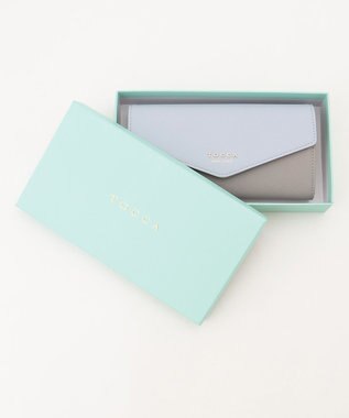 TOCCA LETTERA LONG WALLET 長財布 ブルー系