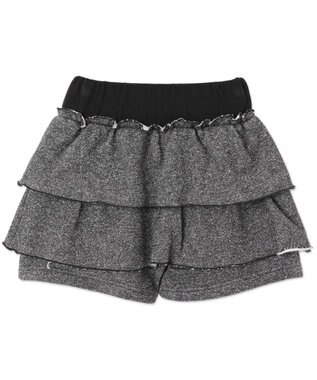 WEGO ティアードビジューミニスカパン ブラック