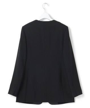 23区 【APPLAUDIR】クリアジョーゼット ジャケット ブラック系