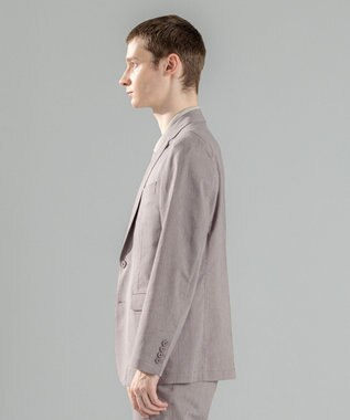 JOSEPH HOMME 新素材【洗える/ストレッチ】ピンヘッドリネンストレッチ　ジャケット ベージュ系