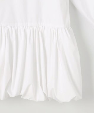 #Newans バルーンヘムブラウス ホワイト