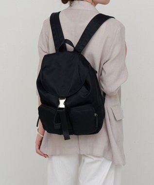 russet ナイロンリュックサック(CE-1650) Black