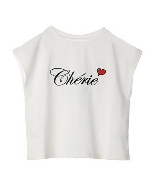 Green Parks ・ｓｗｉｎｇ　ｂｙ　ロゴ刺繍フレンチＴＥＥ Off White