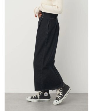 earth music&ecology デニムナロースカート Indigo