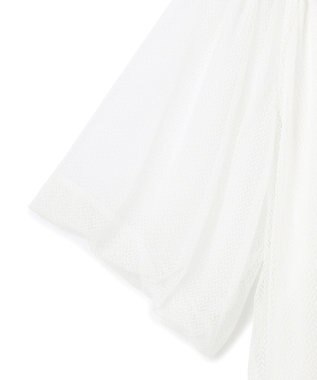 GRACE CONTINENTAL レイヤードチュールトップ ホワイト