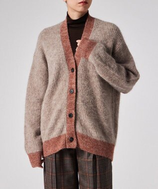  シャギーニット カーディガン