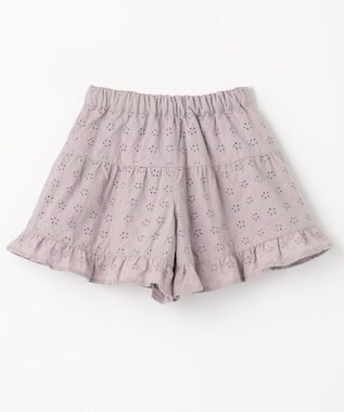 ANY KIDS オーバーレースキュロット ラベンダー系