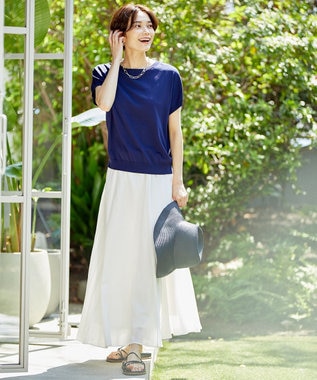 UNFILO L 【新色追加！/UVケア/接触冷感/抗菌防臭】スゴ機能 コンパクトニットＴ ネイビー系