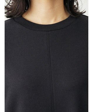 Green Parks ミニ裏毛ワンピース Black