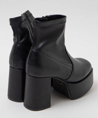 WEGO ストーム付きストレッチショートブーツ ブラック