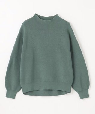 ANY 【洗濯機可能/8色展開】ソフトタッチポリエステルニット グリーン