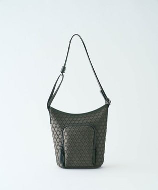 MIYABIYA LAQUOH【撥水加工】篭目柄エンボスボンディング ポケットショルダー