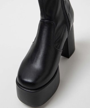 WEGO ストーム付きストレッチショートブーツ ブラック