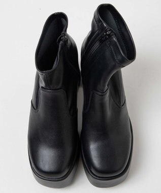 WEGO ストーム付きストレッチショートブーツ ブラック