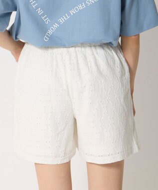 OP／FILA 【Ocean Pacific】レースショートパンツ ホワイト