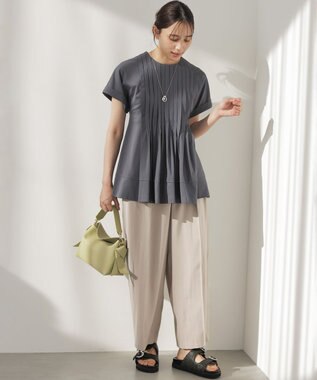 組曲 【先行予約】バウンディングシャーティングカーヴィー パンツ ベージュ系