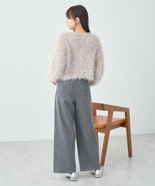 earth music&ecology きらきらフェザーニットプルオーバー Beige