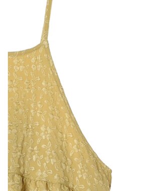 Green Parks ・Ｐｅｔｉｔ　Ｆｌｅｕｒフラワージャカードキャミワンピ Yellow