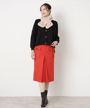 MOONBAT MACKINTOSH PHILOSOPHY(マッキントッシュ フィロソフィー）バッキンガムベア フェイクファー プチマフラー ベージュ