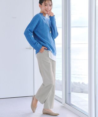 Tiaclasse コーデュロイパンツ ライトグレー