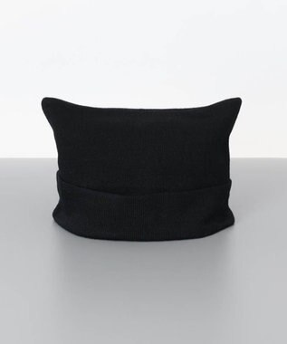 AURORA 【 ANNA SUI（アナ スイ）】マイメロディ&クロミ 刺しゅうブローチ付きネコ耳ニットワッチ ブラック