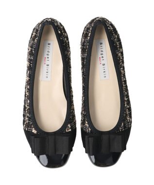 Bridget Birkin ＜3E＞【Bridget Birkin Walk】リボンウォーキングパンプス ブラックコンビ