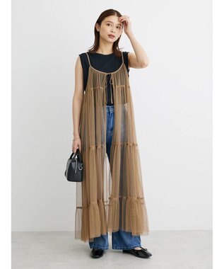 Green Parks ・ＳＵＧＡＲ　ＳＰＯＯＮ　カラーデニムフレアパンツ Indigo