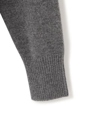 23区 【洗える】ウールカシミヤブレンド チュニック ニット ライトグレー系