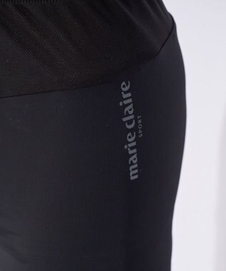 FILA GOLF／marie claire 【Marie claire sports】接触冷感ショート丈レギンス ブラック