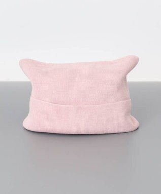 AURORA 【 ANNA SUI（アナ スイ）】マイメロディ&クロミ 刺しゅうブローチ付きネコ耳ニットワッチ ピンク